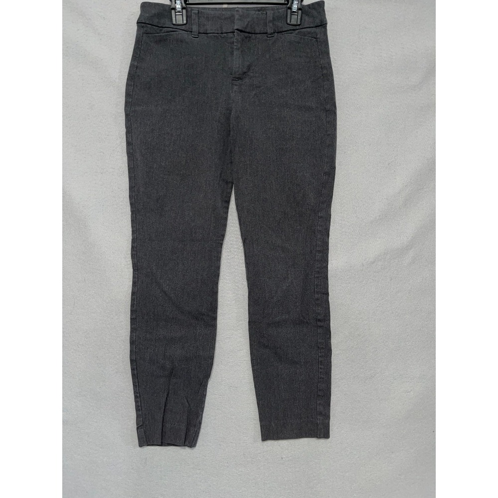 Old Navy Jeans Womens 2 Black Dark Wash High Rise Pixie Secret Smooth‎ Pockets